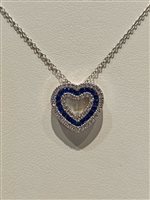 Collana Davite & Delucchi Donna in Oro bianco Zaffiro CLN010542ZFS